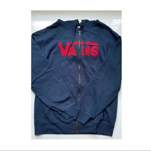 Vans, medium, mostly navy blue